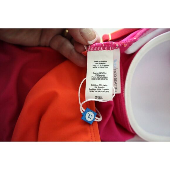 Bleu Rod Beattie Sz 12 Purple Crush Cool Breeze Shirred Underwire One-Piece - Picture 4 of 8